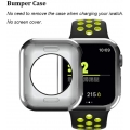 Hülle Kompatibel mit Apple Watch Series 6 5 4 3 2 iWatch Schutzhülle Bumper Case Protector Schutz Hülle Full Coverage Rundum Geh