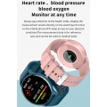Smartwatch Blutdruckmessung Wasserdicht Fitness Tracker Armband Pulsmesser Blau