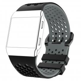 More about Zweifarbiges Silikon-Sport-Fitness-Armband für die Fitbit Ionic Smart Watch
