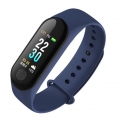 M3 Plus HR Herzfrequenz Blutdruckmessgerät Fitness Tracker Smart Bracelet Blau @ESSEN