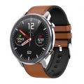 Smartwatch 1,3- zoll braunLeder wasserdicht ip68 Blutdruckmessung multi sport modi smart watch band