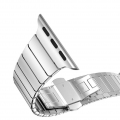 Gliederarmband für Apple Watch 41/40/38mm Ersatz Band Series 7/6/SE/5/4/3 Silber