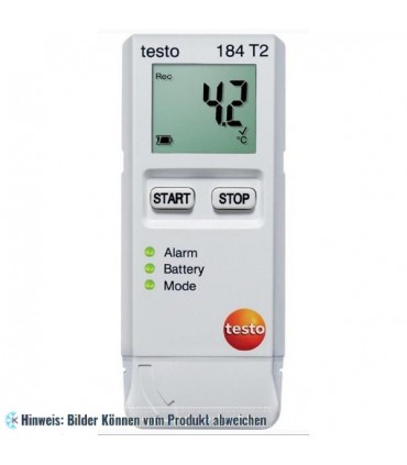 testo 184 T2 USB-Datenlogger, 150 Tage/40000 Messwerte (inkl. Software)