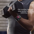 Y68S Smart watch Fitness Tracker Blutdruck Fitness Armband Wasserdichter Pulsmesser Schrittzähler Bluetooth(fitpro)