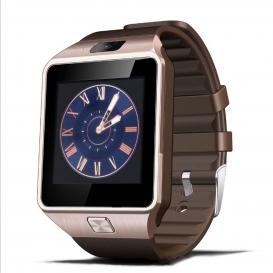 More about 1,3 "Zoll Touchscreen Smartwatch mit Kamera Mikrofon Freisprechen Multifunktionsuhr Smartwatche für Android Farbe: Gold