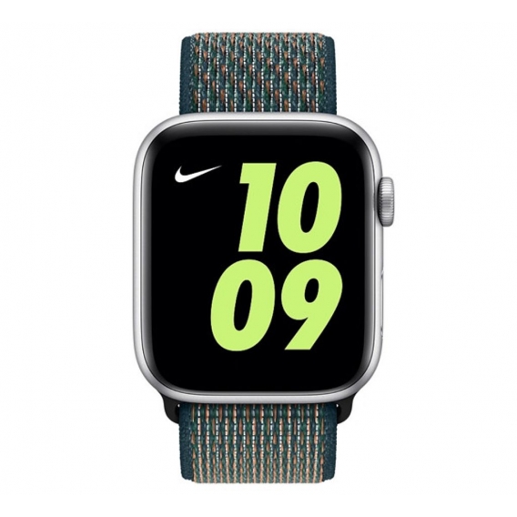 Apple Nike Sport Loop Apple Watch 42mm / 44mm / 45mm Hyper Crimson / Neptune Green