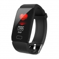 Q1 Smart Armband 1.14 Zoll Farbdisplay Sport Armband Smartband BT 4.0 Fitness Tracker IP67 Wasserdichtes Smart Armband fuer IOS 