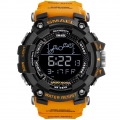 SMAEL 1802 Multifunktionale Stilvolle Sportuhr 50M Wasserdichte Herren Elektronische Digitale Armbanduhr mit Alarm/Leuchtend/Dat