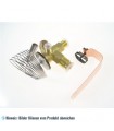 Thermostatisches Expansionsventil DANFOSS - TES2, R404A,R507, MOP -10° C, ohne Düse