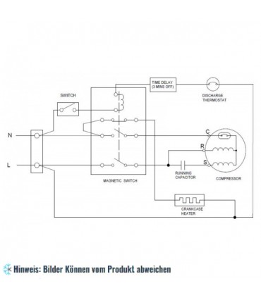 Kompressor Scroll SANYO, SBP120H15A, MBP/HBP - R410A, 220V-240V/1Ph/50Hz, 9,8 kW