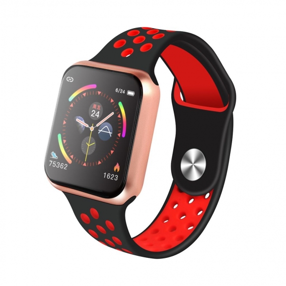 Ciskotu F8pro Bluetooth Smart Watch Herzfrequenzmesser Kalorien Fitness IP67 wasserdicht Watchs Rot