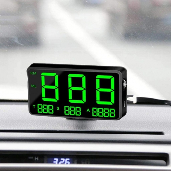 Digital Auto GPS Tachometer Hud Head Up Display Geschwindigkeit Anzeige KM/h MPH Für Fahrrad Motorrad Auto