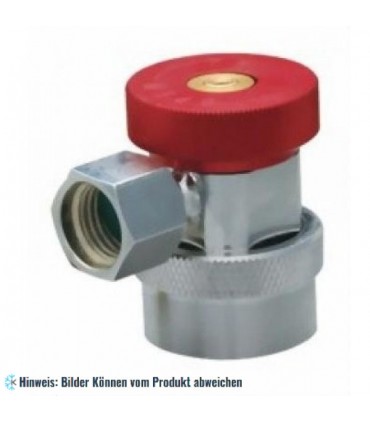 Serviceadapter Schnellkupplung für A/C Hochdruck, R134a, Gewinde 14 mm x 16 mm