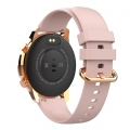 1,32 Zoll Smart Watch Herzfrequenz-Blutdruck-Tracker mit Musiksteuerung Mehrere Sportmodi Rosa