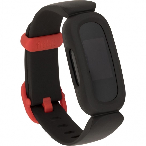 Fitbit Ace 3 PMOLED Aktivitäts-Trackerarmband Schwarz, Rot  FitBit : , Formfaktor: Oval, Produktfarbe: Schwarz, Rot, Display-Typ