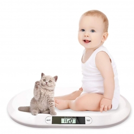 More about Lospitch Baby Scales Babywaagen Flat Digital Nursing Scales Animal Scales Suitable for Newborns Under 20 kg with LCD Display Aut