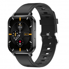 More about 2021 Neue Ciskotu Q18 Smartwatch 1,75 Zoll Voll-Touchscreen DIY Dial Blutdruck EKG Herzfrequenz Smartwatch Schwarz