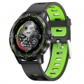 Neu H86 Smartwatch 1,28"Full Touchscreen Bluetooth 5.0 Anrufe Herzfrequenzerkennung Wasserdichte IP67 Sportuhr Grün