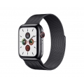 Apple Watch Series 5 GPS + Cellular 40mm Edelstahl Milanaise Armband Black