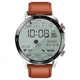 More about Linuode Smartwatch Herren 2021 Android IP68 Smartwatch Anruf annehmen Smart Watch Man,Braunes Leder