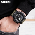 SKMEI 1155B Quarz Digital Elektronische Herrenuhr Mode Laessig Outdoor Sports Maennlich Armbanduhr Dual Time Datum Woche Chrono 