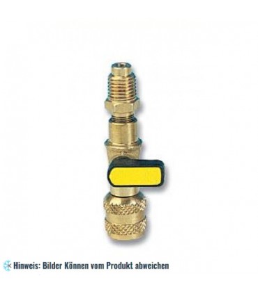 Kugelventil 1/4"SAE weiblich x 1/2"-16ACME männlich WIGAM 121 RG4-A