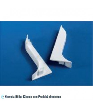 Klemmleisten rechts, weiß, RAL 9010
