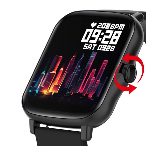 Linuode 1,69 Zoll 2021 Smart Watch Herren Full Touch Fitness Tracker IP67 wasserdicht Damen GTS 2 Smartwatch für Xiaomi Handy
