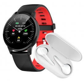 More about LOOKit S16 STATEMENT -rot- Smart Watch Sport GPS Fitness Uhr Fitness Tracker fitnesstracker + LOOKit CZ5 In Ear Kopfhörer Fitnes