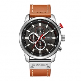 More about Curren hohe Qualitaet Uhr Quarz Handgelenk Analog Digital Leder Mode laessig Business Maenner Sportuhren