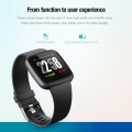 1,3 '' Smart Watch Blutdruck- und Herzfrequenzmesser Touchscreen-Uhr Memo Reminder IP67 Wasserdichte Uhr Mehrere Sportmodi Fitne