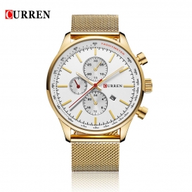 More about CURREN 2016 Marke LuxuxMens Quarz-beilaeufige Uhr 30M Taegliche Wasserdicht Mann Geschaefts-Armbanduhr W / Kalender-Uhr fuer Man