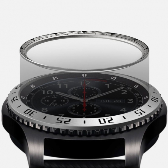 Samsung Gear S3 Frontier,Samsung Gear S3 Classic,Samsung Galaxy Watch 46 mm Case: Ringke Bezel Styling