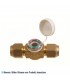 Schauglas Universal S12, 3/4 x 3/4" SAE, Bördelanschlüsse + Mutter