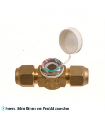 Schauglas Universal S12, 3/4 x 3/4" SAE, Bördelanschlüsse + Mutter