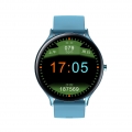 Neu QW13 1,2 Zoll IPS Screen Touch Smartwatch Schrittzähler Herzfrequenz Blutdruck / Sauerstoff IP67 SportUhr Blau