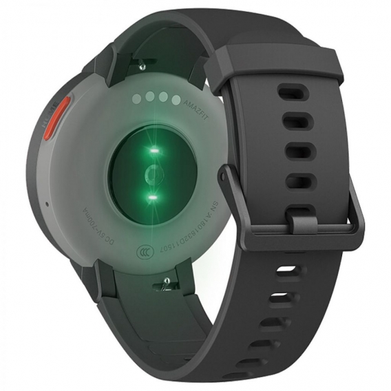 Smartwatch Deportivo  Verge Lite, grau. Globale Version, - GPS-Sportuhr, Herzfrequenzsensor, Wasser- und Staubresistenz, Bluetoo