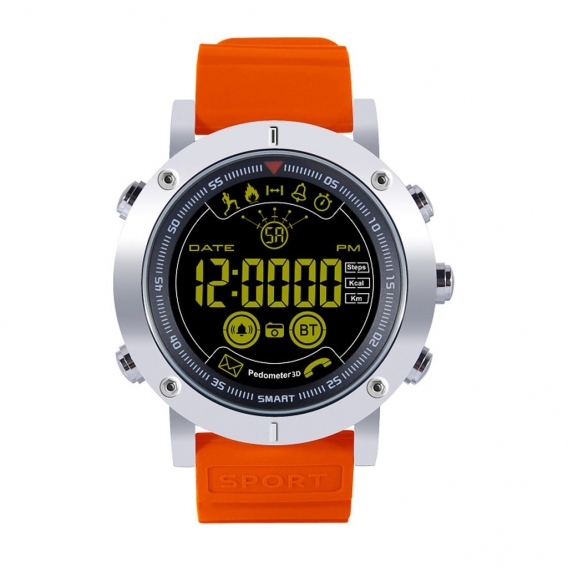 EX19 Smartwatch, Smartwatch, Schrittzähler, Erinnerung an Ihr Telefon, Schlafüberwachung mit Herzfrequenz, intelligentes Armband