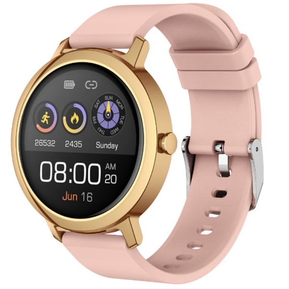 S17 Smart Watch, IP67 Wasserdicht mit 1,3-Zoll-Voll-Touchscreen-Bluetooth-Smartwatch, Ganztages-Aktivitäts-Tracker und mehreren 