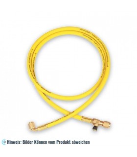 Füllschlauch "GY" 180cm mit Absperrventil, Anschlüsse gerade x 90° WIGAM V/GYSL/5-5/72