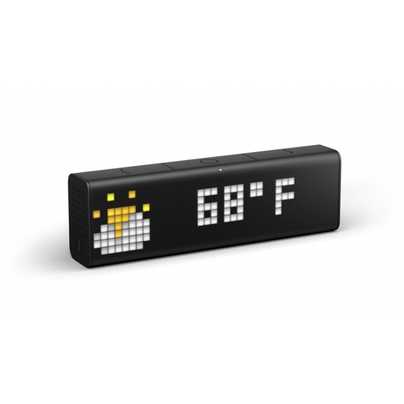 LaMetric Time WLAN Uhr Smart-Home Uhr Multifunktionsuhr Bluetooth schwarz- neu
