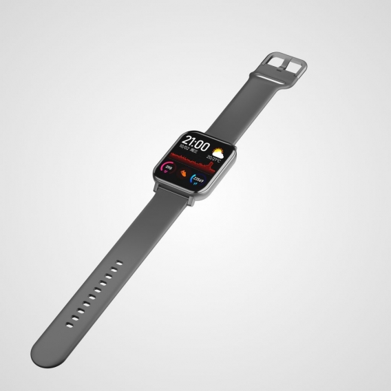 Zodight Smart Watch, F25 Voll-Touchscreen Körpertemperatur Herzfrequenz-Tracker Frauen Männer Sport Smartwatch Für iOS Android,G