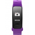 Smartband Fitness-Tracker Schlafmonitor Herzfrequenz Schrittzähler, Farbe:lila