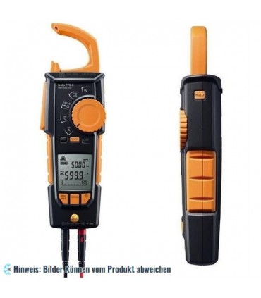 testo 770-3 TRMS Stromzange inkl. Batterien und Messleitungen