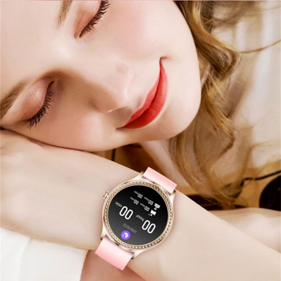 Smartwatch Damen Fitness Tracker Fitness Armbanduhr mit Pulsuhr Schlafmonitor Wasserdicht Smart Watch Sportuhr Aktivitätstracker