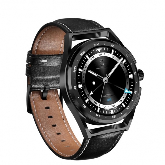 Herrenuhr, Smartwatch Farrot™ H8S Pro, Schwarz, 230-mAH-Akku, Full-Touchscreen 1,32 "360 x 360 HD-Pixelauflösung, Schrittzähler,