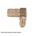 Adapter 90° 1/4"MFL x 1/4"FFL drehbar