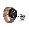 Huawei Watch GT3 Pro 46mm Classic Smartwatch + Freebuds Pro Bluetooth Kopfhörer