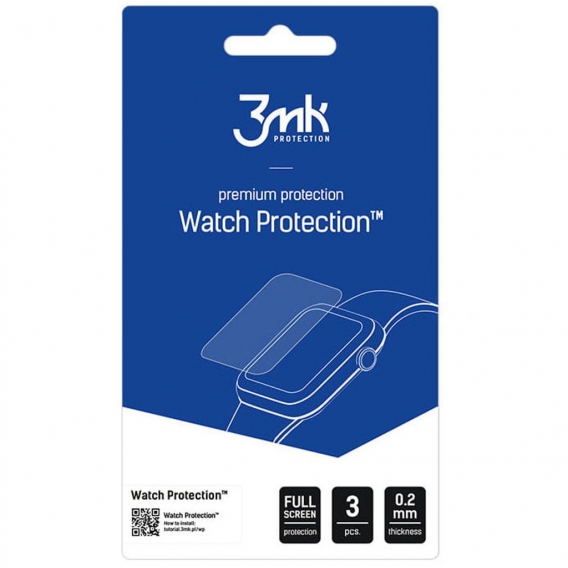 3mk Displayschutz Schutzfolie 3mk Watch Protection für Garmin Epix 2, 3 Stück