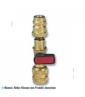 Kugelventil 3/8"SAE weiblich x BP LP Schnellverbinder WIGAM 121 RG6-AVH